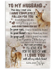 I Have Completely Fallen For You Gift For Husband Vertical Poster
