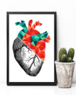 Meaningful Gift For Cardiologist Heart Anatomy Vertical Poster