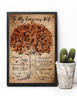 Autumn Tree Love You The Most Gift For Wife Vertical Poster