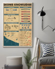 Something You Should Know About Skiing Knowledge Vertical Poster