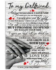 Grow Old With You Gift For Girlfriend Vertical Poster