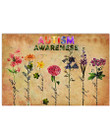 Autism Awareness Accept Gift For Autism People Horizontal Poster