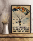 Dictionary Paragliding Into The Sky I Go Find My Soul Vertical Poster