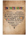 In This House We Do Autism We Do Tears And Stress Vertical Poster