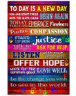 Gift For Social Worker To Day Is A New Day Vertical Poster