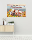 Music Sheet You Are My Sunshine Cute Pig Horizontal Poster