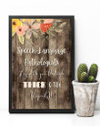 Slp Stay With You Through Thick And Thin Flower Vertical Poster