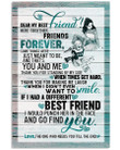 Here Together Friends Forever Gift For Best Friend Vertical Poster