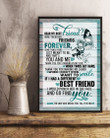 Here Together Friends Forever Gift For Best Friend Vertical Poster