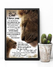 Lion I Love You For All The Times Daughter Gift For Dad Vertical Poster