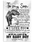 Loving You And Breathing Dad Gift For Son Vertical Poster