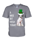 Chinese Crested Irish Today Green St. Patrick's Day Guys V-neck