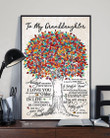 Mom Mom Gift For Granddaughter Colorful Tree As You Grow Older Vertical Poster