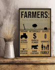 Farmers They're More Than You Think Vintage Design Vertical Poster