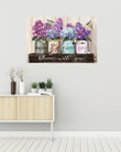 Pallet Hummingbird Bloom With Grace Horizontal Poster