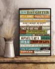 It's A Wonderful World Dad Gift For Daughter Vertical Poster