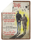 The Old You Are The World Gift For Wife Sherpa Fleece Blanket
