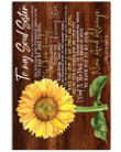 Sunflower Gift For Soul Sister You Are My Best Friend Vertical Poster
