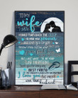 Thank For Being My Best Friend Gift For Wife Vertical Poster