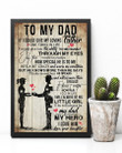 He Knows More Than He Says Daughter Gift For Dad Vertical Poster