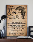 Momma Gift For Son T Rex Just Do Your Best Vertical Poster