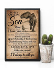 Momma Gift For Son T Rex Just Do Your Best Vertical Poster
