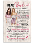 Gift For Bestie How Much You Mean To Me Vertical Poster