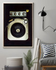 Dj Vintage Turntable Real Image Meaningful Gift For Music Lovers Vertical Poster