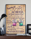 Thank For Being My Inspiration Unicorn Gift For Bestie Vertical Poster