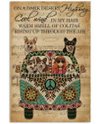 Music Sheet Cool Wind Corgi Gift For Dog Lovers Vertical Poster