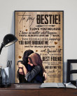 I Love You Because I Know No Matter What Happens Gift For Bestie Vertical Poster