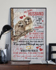 Owl Couple Whenever I'm With You Gift For Husband Vertical Poster