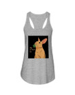 Rabbit With Clover St Patrick's Day Gift Ladies Flowy Tank