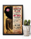 African Woman Gift For Daughter In Law You're Also My Daughter In Heart Vertical Poster