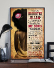 African Woman Gift For Daughter In Law You're Also My Daughter In Heart Vertical Poster