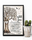 Gift For Precious Son Love You For The Rest Of Mine Vertical Poster