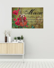 Cello In Red Rose Garden Music In My Life Horizontal Poster