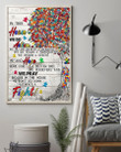 Colorful Tree In This House We Do Autism Vertical Poster