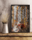 Fox And Butterflies All That I Am Gift For Husband Vertical Poster