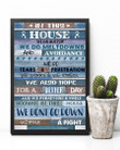 In This House Ww Don't Go Down Without A Fight Gift For Family Vertical Poster