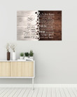Love You For All That You Are Custom Name Gift For Wife Horizontal Poster
