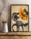 Horse And Sunflowers You Are My Sunshine Gift For Daughter Vertical Poster