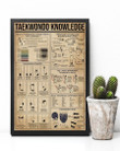 Something You Should Know About Taekwondo Knowledge Vertical Poster