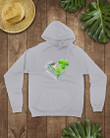 Husky Not Lucky Simply Blessed Clover Heart St Patrick's Day Gift For Dog Lovers Hoodie