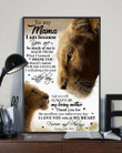 To My Mama From Son You Are So Much Of Me Lion Queen Vertical Poster