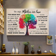 To Mother In Law Your Warm Smiles Colorful Tree Horizontal Poster
