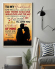 To Husband I Love You More Than Words Can Show Couple Vertical Poster