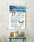 To Husband Get To The End Couple Beachside Vertical Poster