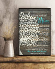 To My Wonderful Mom There Is No One Quite Like You Tree Vertical Poster