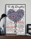 To Daughter Remember You Are Powerful Dna Tree Vertical Poster